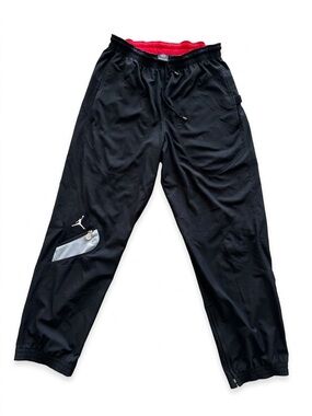 VTG Nike Jogger Men Black SzS Air Jordan 20th Anniversary Comfy Logo D-StringY2k